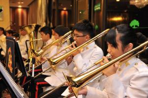 HKAC band in Foundation Day Dinner service